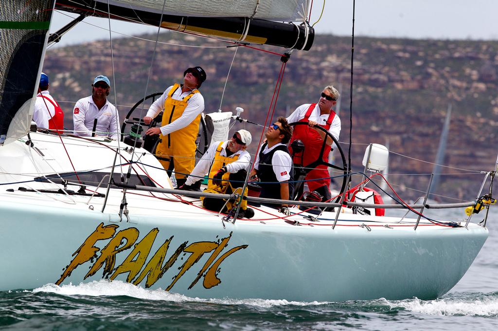 Mick Martin's TP52 Frantic 2016 Pittwater to Coffs start © Howard Wright http://www.imagephoto.com.au